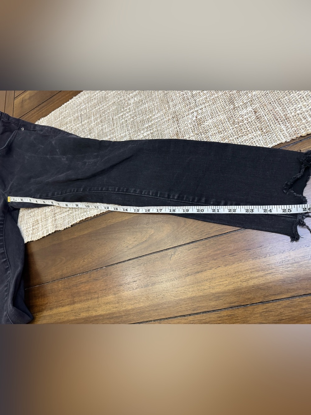Abercrombie & Fitch Maternity Black Skinny Jeans Super Skinny Ankle Size 27/4R - Picture 3 of 7